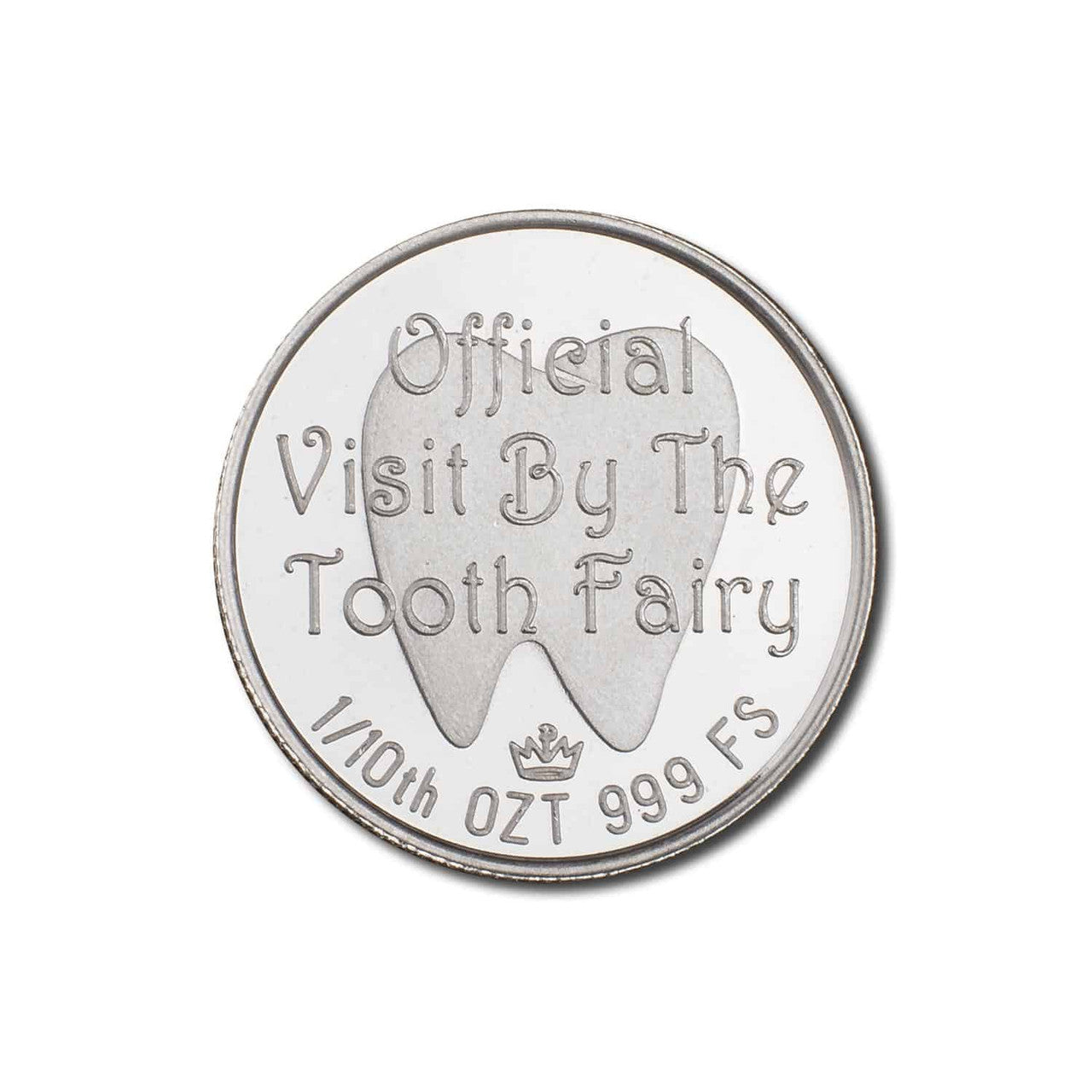 Official Visit by the Tooth Fairy with Gift Bag 1/10 Oz .999 Fine Silver