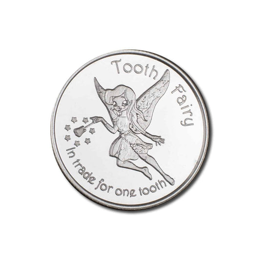 Official Visit by the Tooth Fairy with Gift Bag 1/10 Oz .999 Fine Silver