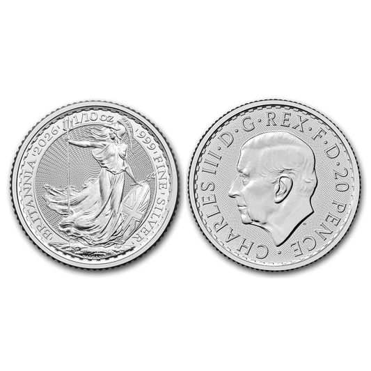 2026 Britannia 1/10 Oz .999 Fine Silver Round