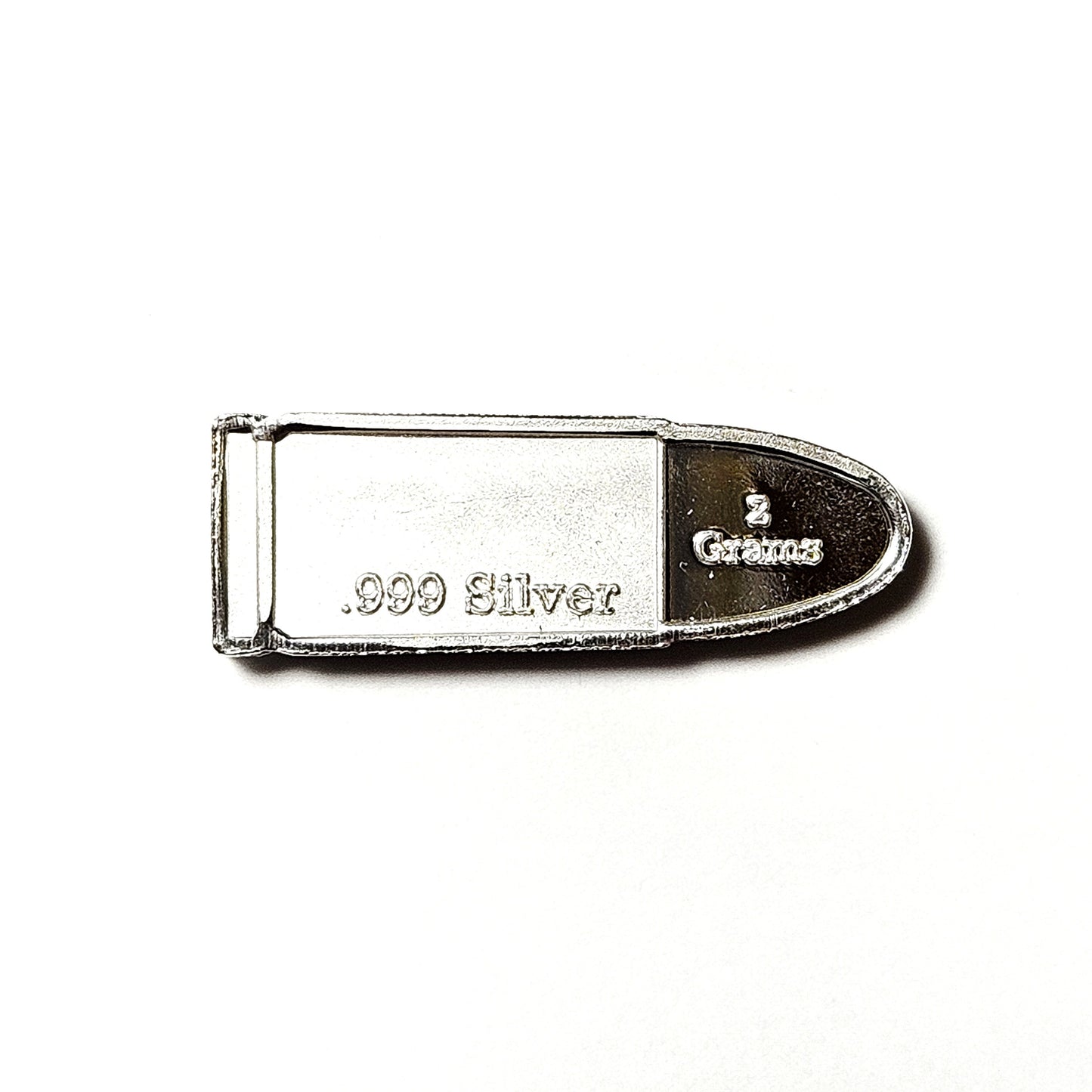 Bullet 2 Grams .999 Fine Silver Bar