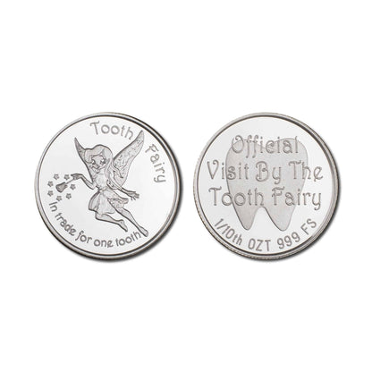 Official Visit by the Tooth Fairy with Gift Bag 1/10 Oz .999 Fine Silver