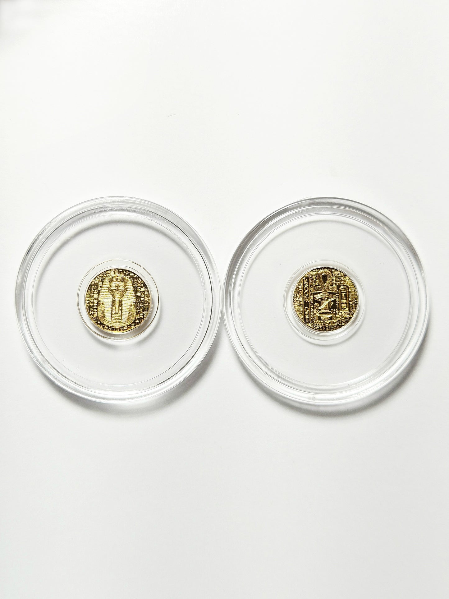 Egyptian King Tut 1/200 Oz .9999 Fine Gold Round (Sealed in Capsule)