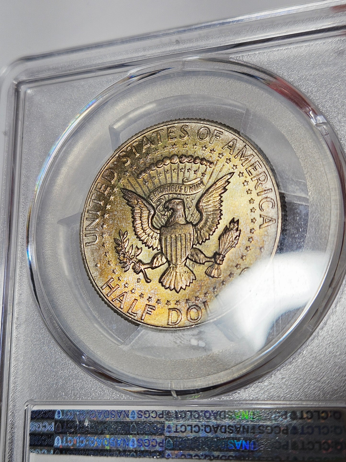 1964-D PCGS MS65 Toned Kennedy Half Dollar