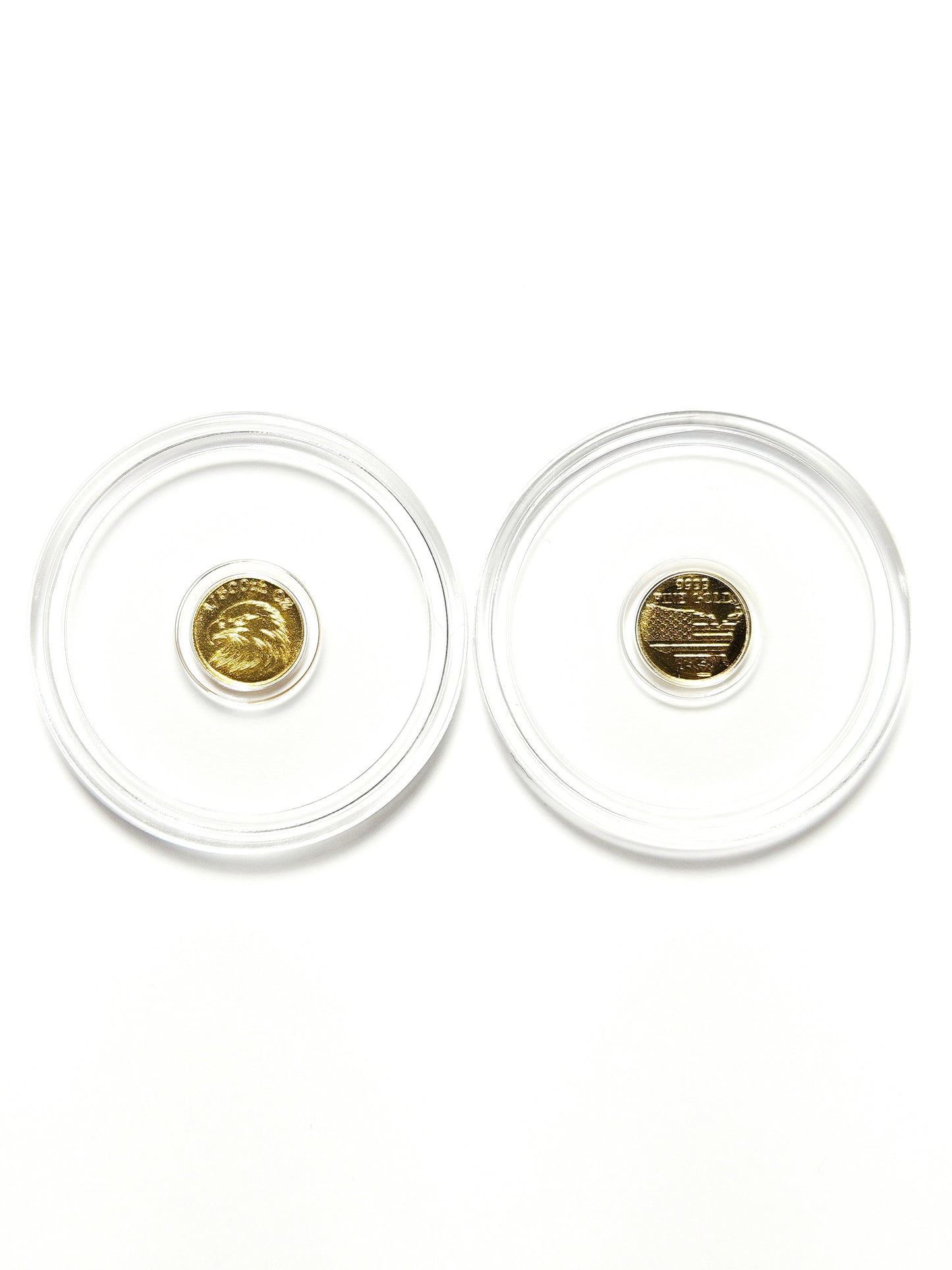 Eagle Head 1/500 Oz .9999 Fine Gold Round (Sealed in Capsule)