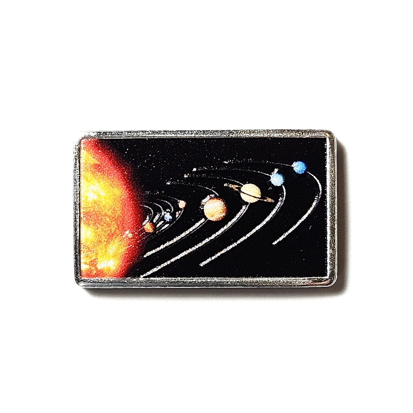 Planets & Solar System With Color 1/10 Oz .999 Fine Silver Space Bar 🪐